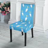 Pelican Pattern Print Design 02 Dining Chair Slipcover