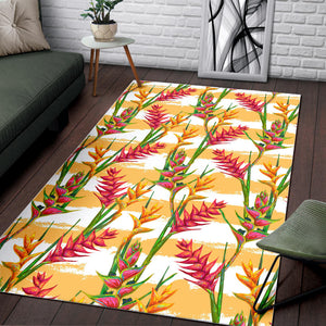 Heliconia Pattern Area Rug