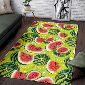 Watermelon Theme Pattern Area Rug