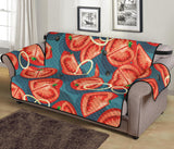 Tomato Pattern Background Sofa Cover Protector