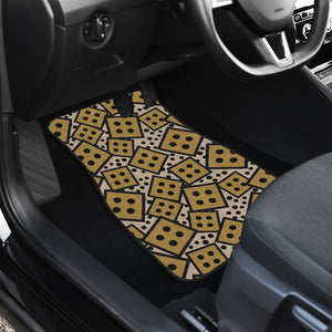 Dice Pattern Print Design 02 Front Car Mats