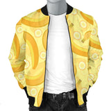 Banana Pattern Men Bomber Jacket