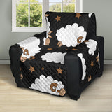 Cute Sheep Pattern Recliner Cover Protector