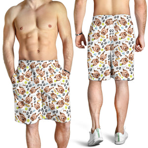 Yorkshire Terrier Pattern Print Design 05 Men Shorts