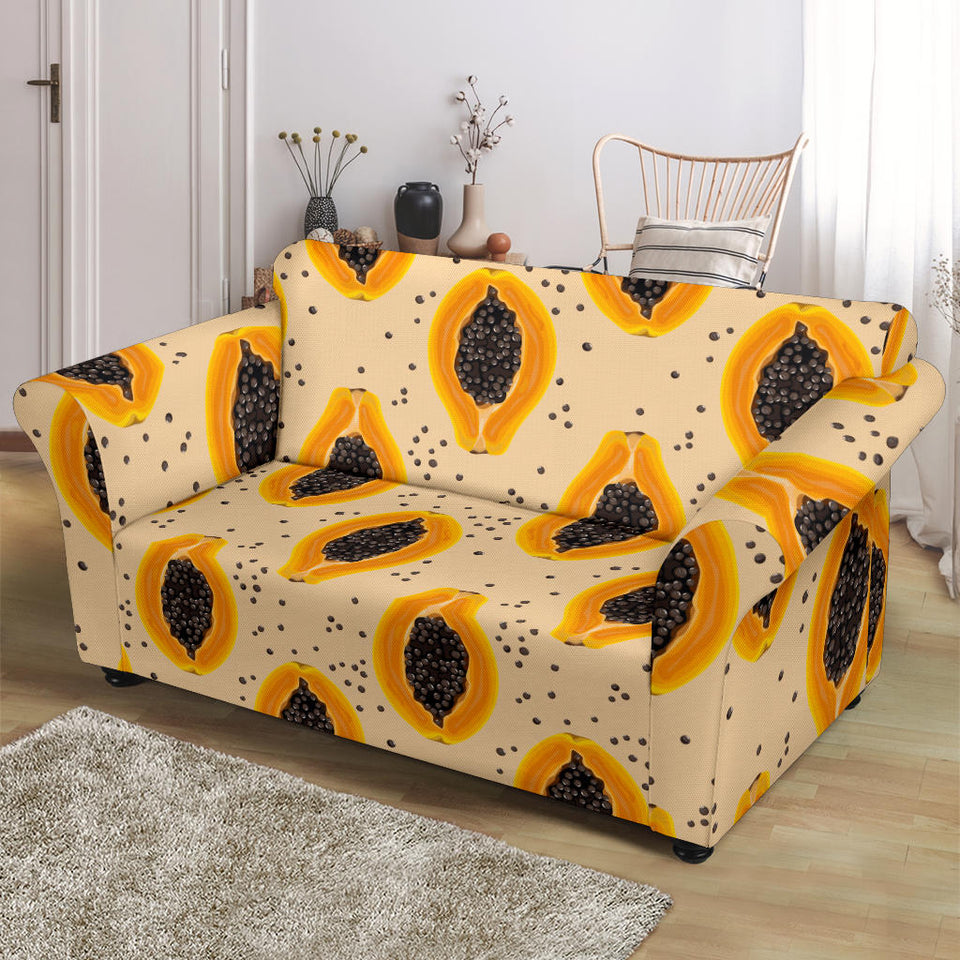 Papaya Pattern Loveseat Couch Slipcover