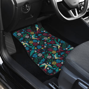 Swallow Pattern Print Design 04 Front and Back Car Mats