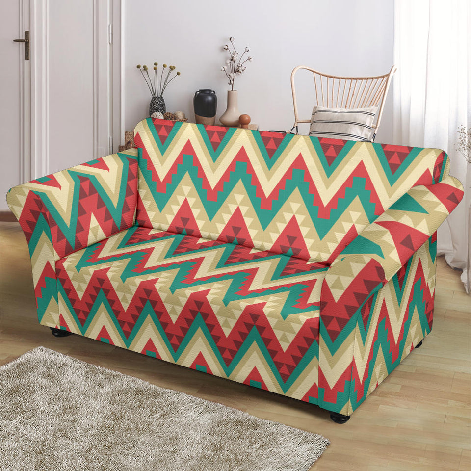 Zigzag Chevron Pattern Loveseat Couch Slipcover