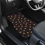 Casino Cards Suits Pattern Print Design 01 Front Car Mats