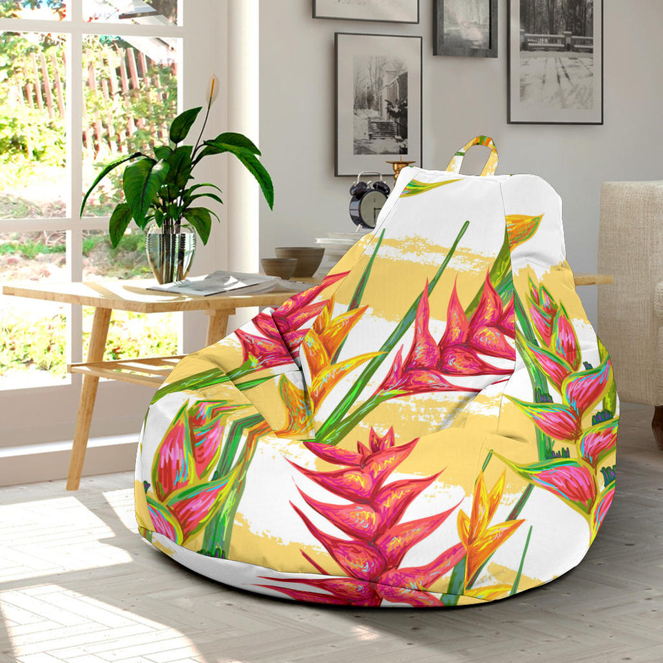 Heliconia Pattern Bean Bag Cover