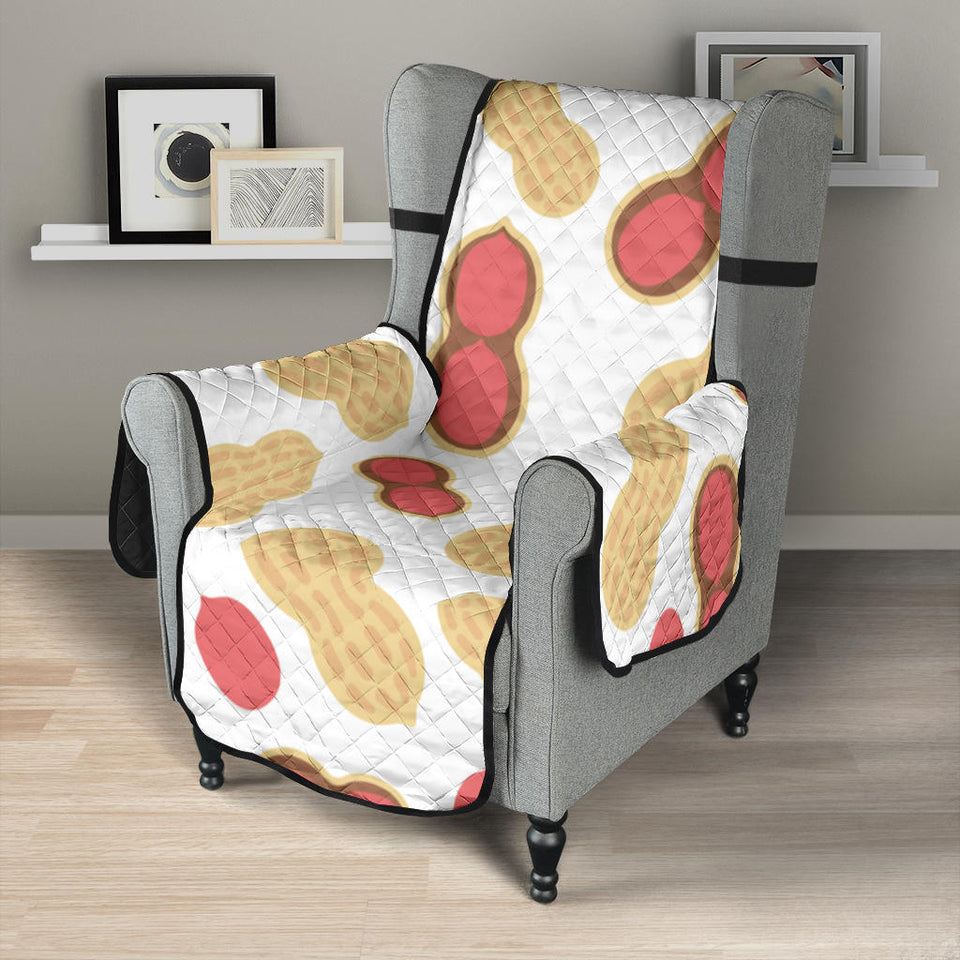 Peanut Theme Pattern Chair Cover Protector