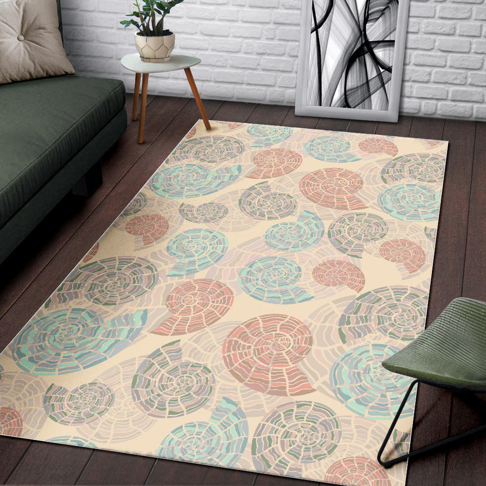 Shell Pattern Area Rug