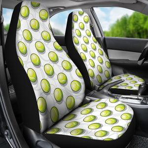Tennis Pattern Print Design 05 Universal Fit Car Seat Covers