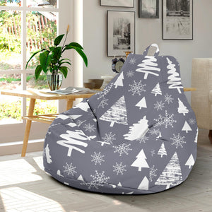 Snowflake Chirstmas Pattern Bean Bag Cover