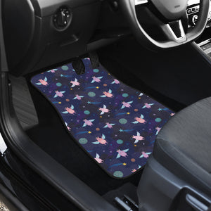 Pig Pattern Print Design 05 Front Car Mats