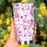 Orchid Pattern Tumbler