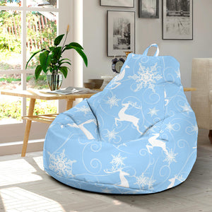 Snowflake Deer Pattern Bean Bag Cover