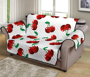 Cherry Pattern Loveseat Couch Cover Protector