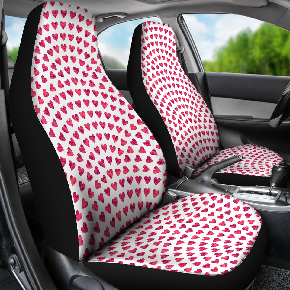 Heart Wave Pattern Universal Fit Car Seat Covers