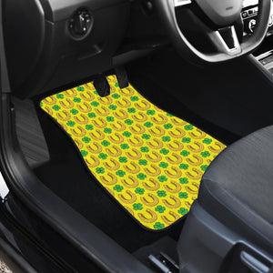 Horseshoes Pattern Print Design 01 Front Car Mats