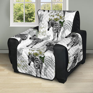 Zebra Pattern Recliner Cover Protector