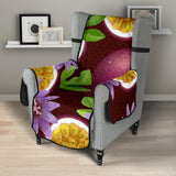 Passion Fruit Sliced Pattern Chair Cover Protector