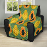 Papaya Pattern Background Recliner Cover Protector
