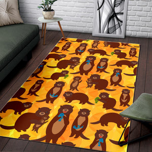 Otter Pattern Area Rug