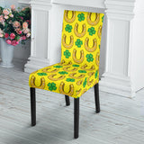 Horseshoes Pattern Print Design 01 Dining Chair Slipcover