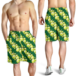 Tennis Pattern Print Design 04 Men Shorts