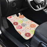 Donut Pattern Front Car Mats