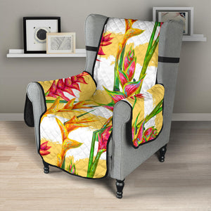 Heliconia Pattern Chair Cover Protector