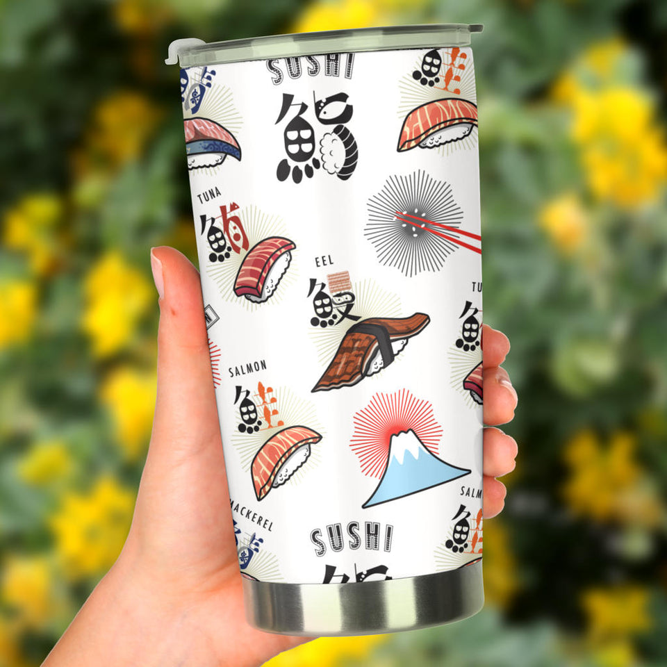 Sushi Japanese Pattern Tumbler