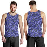 Lavender Theme Pattern Men Tank Top