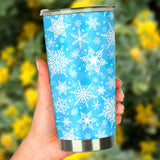 Snowflake Pattern Tumbler