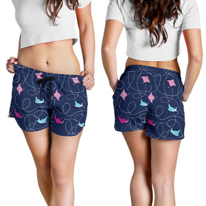 Stingray Pattern Print Design 05 Women Shorts