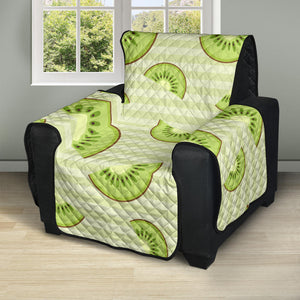 Kiwi Pattern Striped Background Recliner Cover Protector