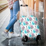 Sailboat Pattern Luggage Covers