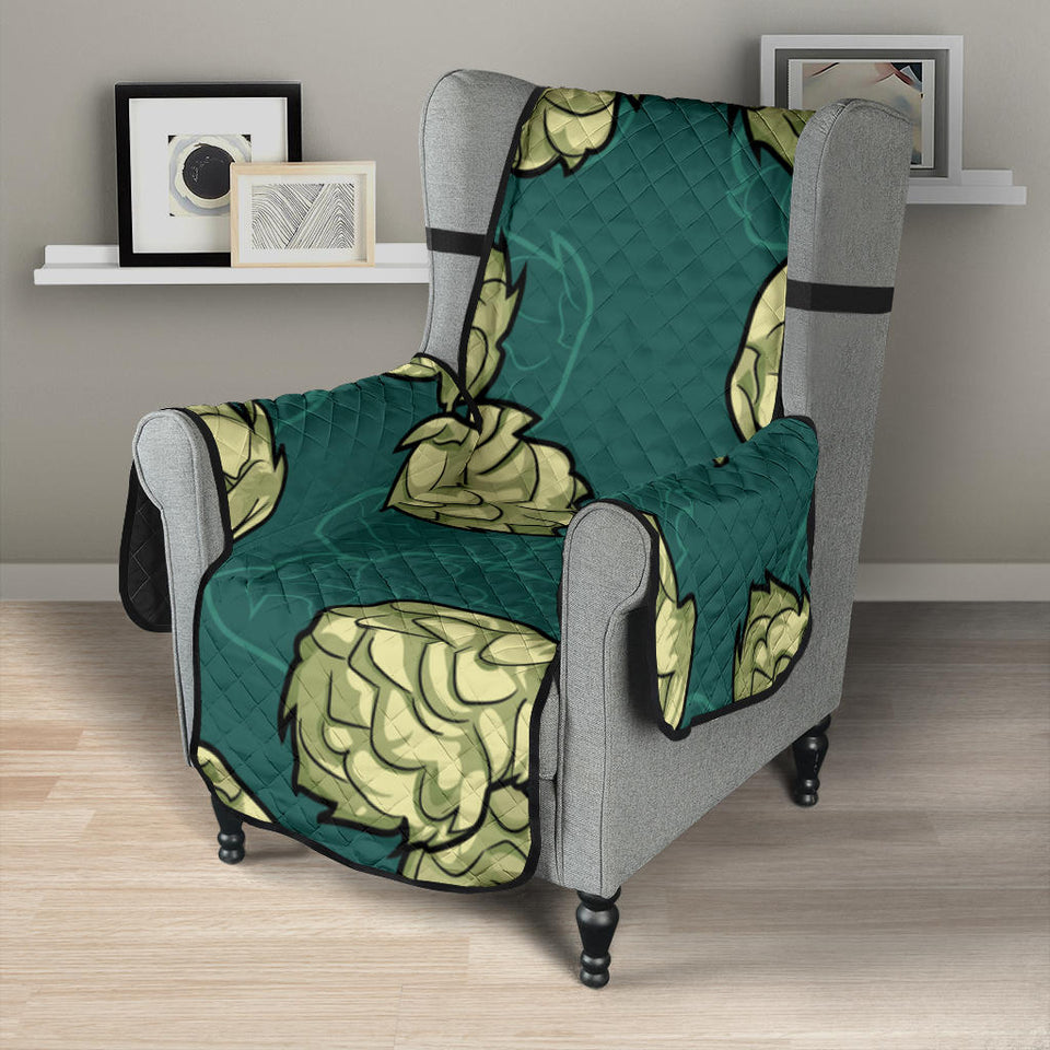 Hop Pattern Background Chair Cover Protector