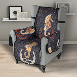 Seahorse Pattern Chair Cover Protector