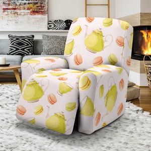 Tea pots Pattern Print Design 03 Recliner Chair Slipcover