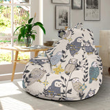 Owl Pattern Background Bean Bag Cover