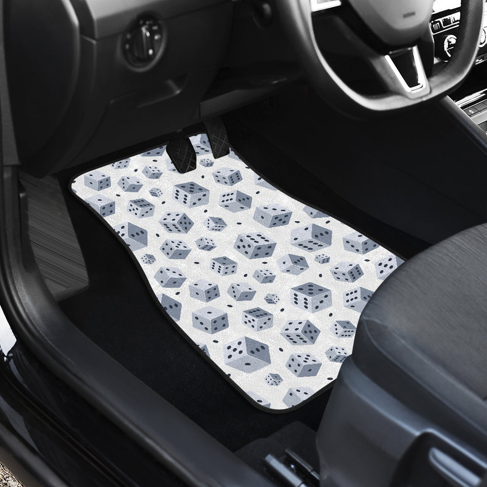 Dice Pattern Print Design 03 Front Car Mats