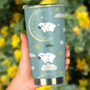 Sheep Sweet Dream Pattern Tumbler