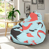 Sea Lion Pattern Theme Bean Bag Cover