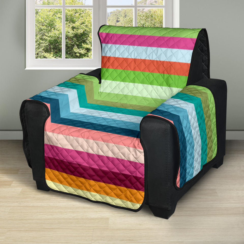 Rainbow Pattern Recliner Cover Protector