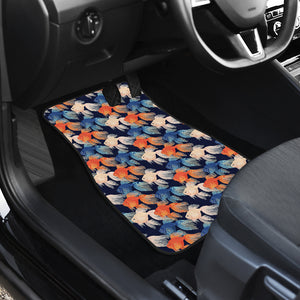 Goldfish Pattern Print Design 04 Front Car Mats