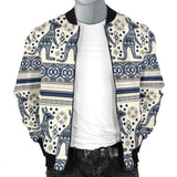 Kangaroo Aboriginal Pattern Ethnic Motifs Men Bomber Jacket