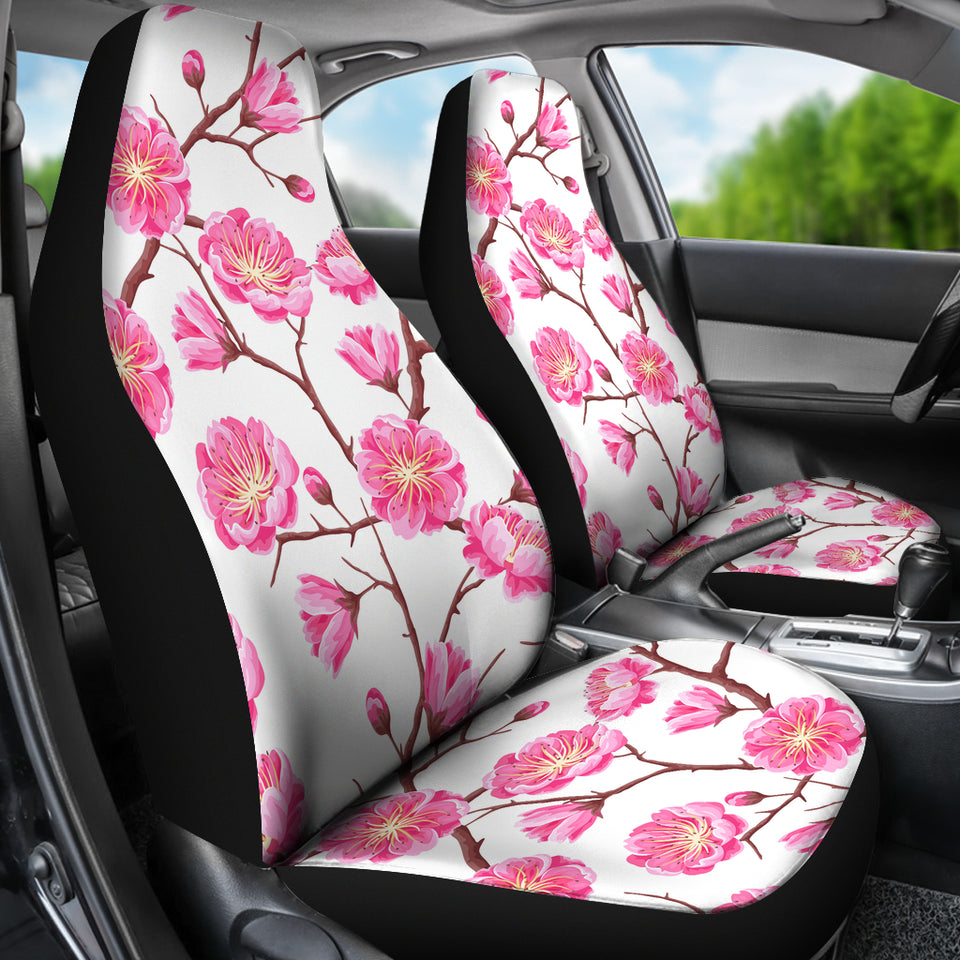 Pink Sakura Pattern Universal Fit Car Seat Covers