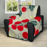 Hand Drawn Tomato Pattern Recliner Cover Protector