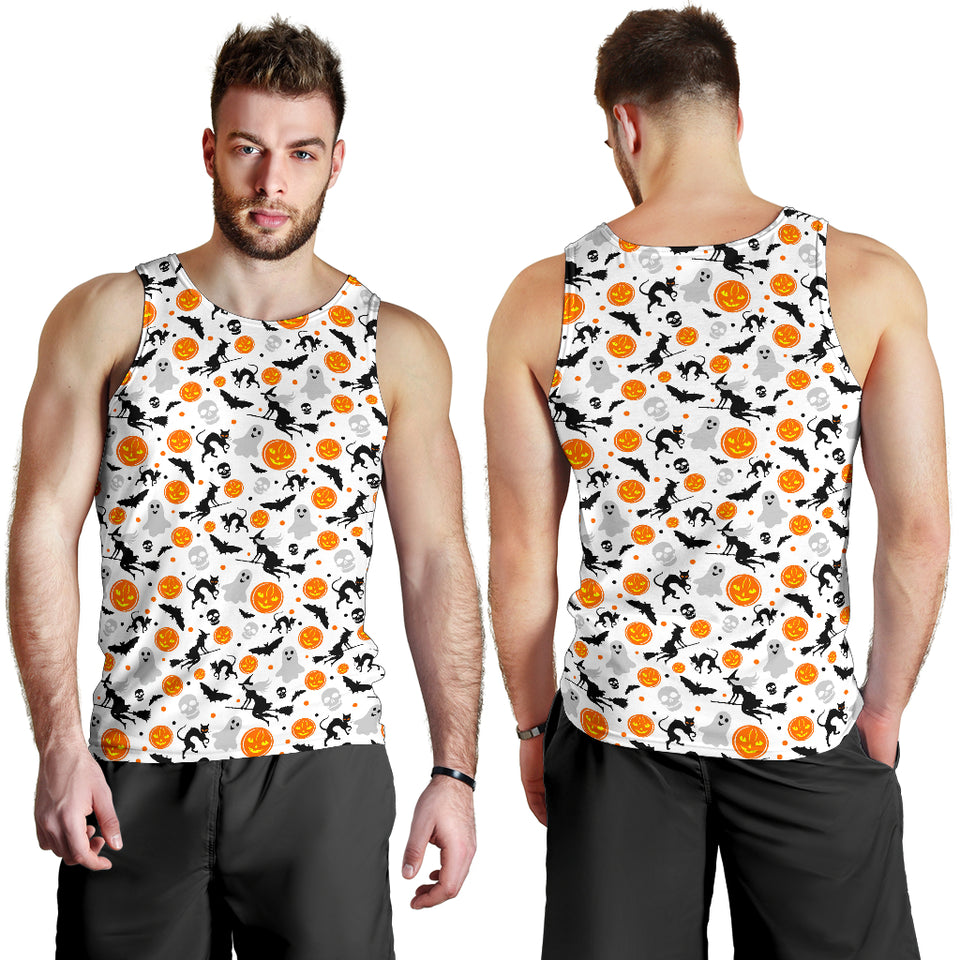 Halloween Pattern Men Tank Top